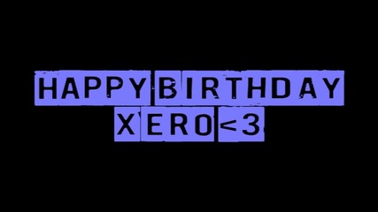 Happy Birthday Xepo :)