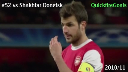 Cesc Fabregas 57 Arsenal Goals 2003 2011