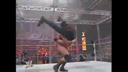 Randy Orton Hits A Tombstone Piledriver To The Undertaker