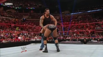 Jacknife Powerbomb on Triple H