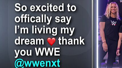 Thea Hail is ready to choose her college and begin her WWE journey: WWE NXT, May 24, 2022