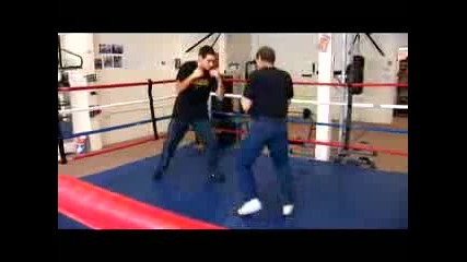 Boxing footwork techniques: working on boxing footwork with a partner 