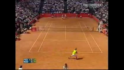 ATP MS Roma 2006 : Федерер - Надал | 1 Сет
