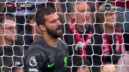 West Ham United with a Goal vs. Liverpool