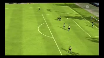 Some goals on fifa 10 by Me part 1