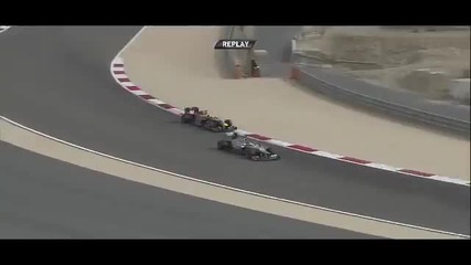 F1 Гран при на Бахрейн 2012 - избрани моменти от Fp 2