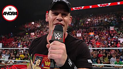 John Cena CELEBRA en RAW: WWE Ahora, Jun 27, 2022
