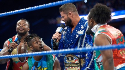 Bobby Roode & The New Day vs. Jinder Mahal & Rusev Day: SmackDown LIVE, Jan. 23, 2018