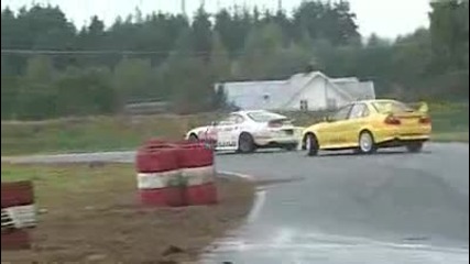 Rwd Evo drifting in Norway 