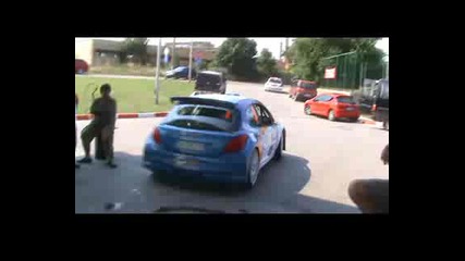 rally bulgaria 2009 after ss5 refueling in kostenets