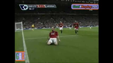 Manchester Utd - Arsenal 1 - 1 (2 - 1, 29 8 2009)