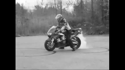cbr 954 rr burn tire moto 