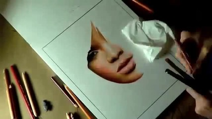 Рисуване на Rihanna ...