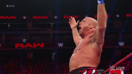Kurt Angle, Bobby Roode, Chad Gable & Apollo Crews vs. Baron Corbin - No Disqualification 4-on-1 Handicap Match: Raw, De