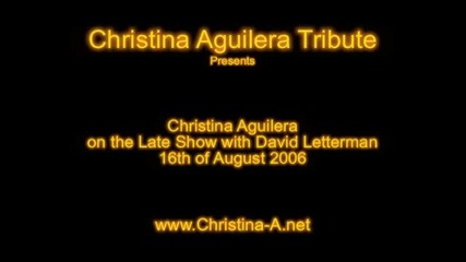 Christina Aguilera - Ain`t No Other Man( Live)