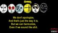 Hollywood Undead - Apologize [lyrics Video]