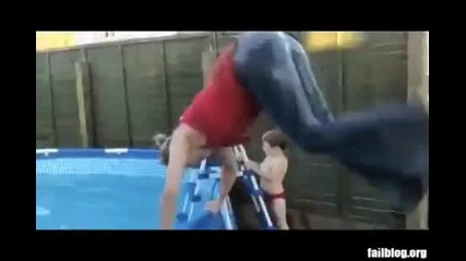 Pool Flip Fail 