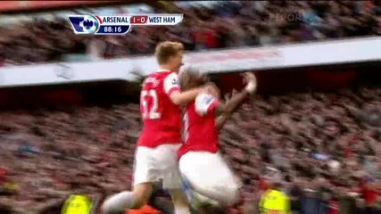 30.10.2010 Арсенал 1 - 0 Уест Хям гол на Александъ Сонг 