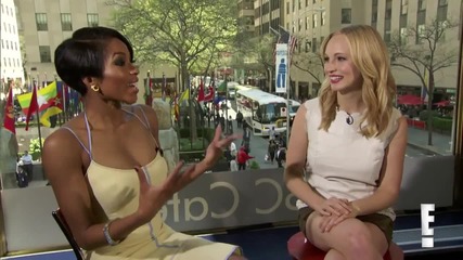 Candice Accola talks about The Vampire Diaries Spinoff