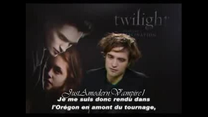 Robert Pattinson And Kristen Stewart Hilarious Interview
