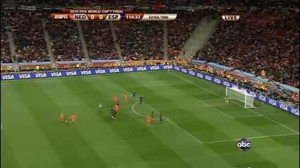 Fifa 2010 Final Match Spain Vs Netherlands - 2nd extra time