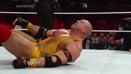 Roman Reigns vs. Batista: Raw, May 12, 2014