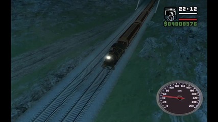 Gta San Andreas : Гумите на влака горят 