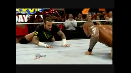 Randy Orton punts Mason Ryan