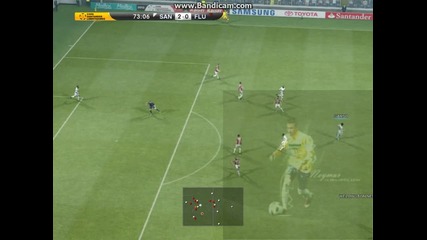 Pes 13 Demo Gameplay Santos fc vs Fluminense fc part 2