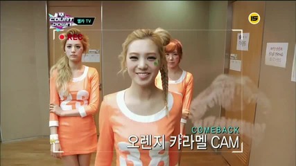 [hd] Orange Caramel - Backstage @ M! Countdown (13.09.2012)