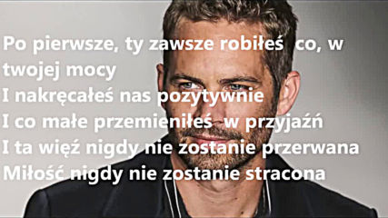 Wiz Khalifa See You Again feat Charlie Puth Tlumaczenie Po Polsku Pl 2020 Hd