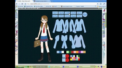 Вижте как се играе на Dress up the school girl {2 част} 