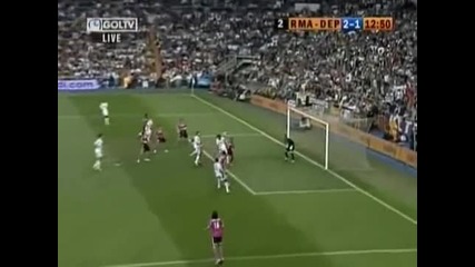 Brilliant cross by Beckham