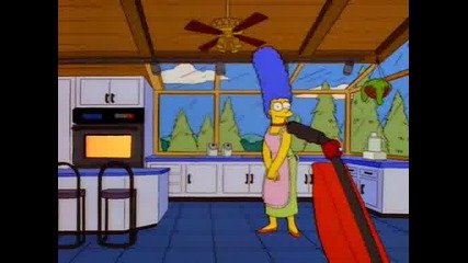 The Simpsons Хоумър се сприятелява със Супер Престъпник 