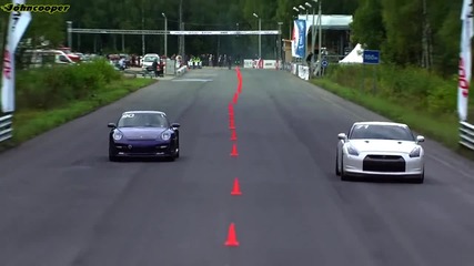 Porsche 911 Dt1200 vs Nissan Gtr Gtt 1000