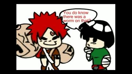 Gaara & Lee - Gaara Eats A Cookie Off The