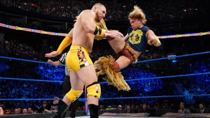 Chad Gable taunts Tyler Breeze: WWE Fastlane 2018 Kickoff Match
