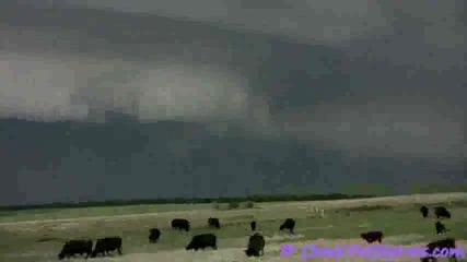 Зараждаща се буря в Южна Дакота