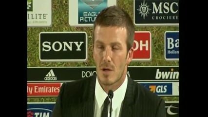 David Beckham On Ac Milan Interview 