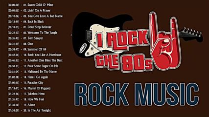 Best of 80's Rock _ 80's Rock Music Hits _ Greatest 80's Rock Songs 2018