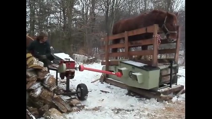 Да си направиш сам машина за цепене на дърва