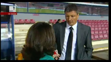 Интервю с Любо Пенев след Мача Чехия - България 0:0