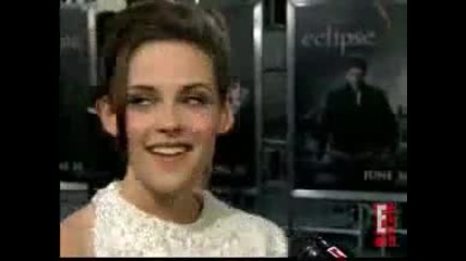 Kristen Stewart Interview Eclipse Premiere
