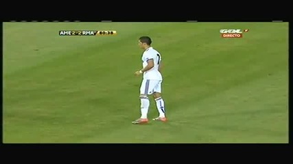 5.08.2010 Клуб Америка 2 - 3 Реал Мадрид много красив гол от фаул на Кристиано Роналдо 