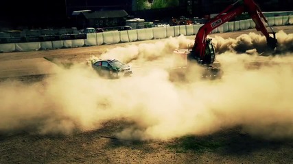Ken Block's Dirt 3 Gymkhana Battersea Power Station, London 2011
