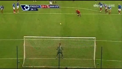 Манчестър Юнайтед 4 - 1 Портсмут Рууни Гол *hq*