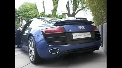 Audi R8 5.2 Fsi V10 engine start up revving
