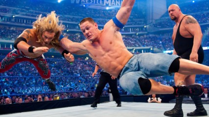 Edge vs. John Cena vs. Big Show – World Title Triple Threat Match: WrestleMania XXV (Full Match)