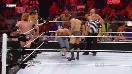 wwe - Nexus vs John Cena 6 on 1 