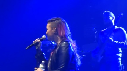 Demi Lovato Soundcheck - Catch Me - Marchизточен Ръдърфорд, Ню Джърси (07/03)